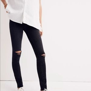 Madewell Maternity Black Skinny Jeans